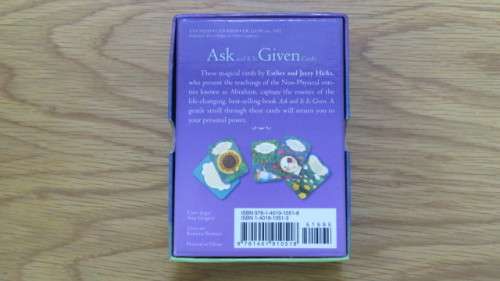 Boxed 60-Card Deck `Ask and It Is Given` Cards By Esther and Jerry Hicks (The Teachings of Abraham)
