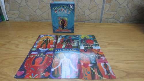 Boxed 52-Card Deck With Guidebook `Trust Your Vibes` Oracle Cards by Sonia Choquette