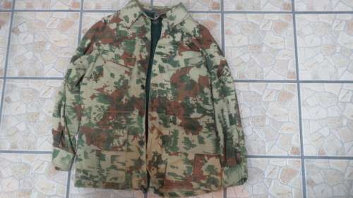 South African Police Tin Koevoet Bush Jacket With Removable Wool Liner. Size Medium.