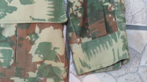 South African Police Tin Koevoet Bush Jacket With Removable Wool Liner. Size Medium.