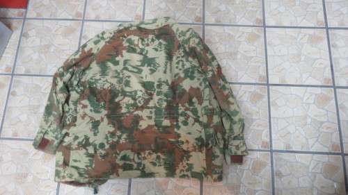 South African Police Tin Koevoet Bush Jacket With Removable Wool Liner. Size Medium.