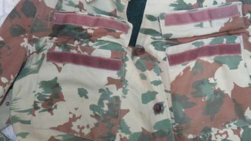 South African Police Tin Koevoet Bush Jacket With Removable Wool Liner. Size Medium.