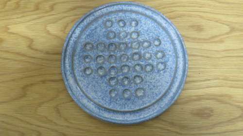 Wonderful Vintage Ceramic Round Marble Solitaire Game D: 21 cm