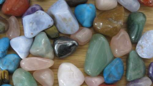 732g Mixed Crystal Tumblestones Gemstones