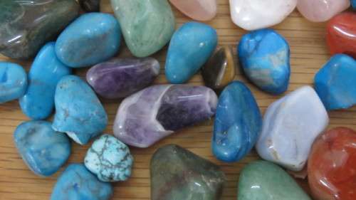 732g Mixed Crystal Tumblestones Gemstones
