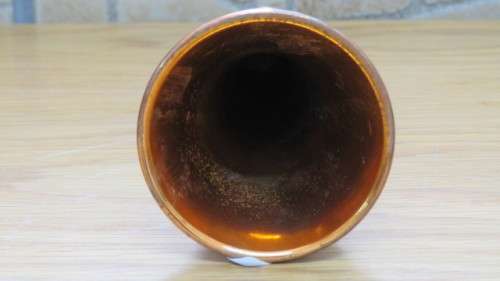 Interesting Quality Well Made Vintage Copper and Brass Hunting Horn No Makers Mark L, 22 cm
