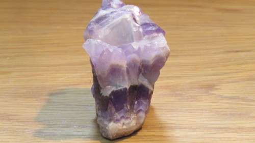Light Purple Ladder-Like Flourite With Quartz, Calcite, Mixed Mineral Raw Crystal 5 x 6 x 4,5 cm