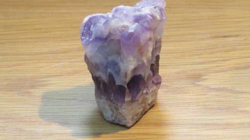 Light Purple Ladder-Like Flourite With Quartz, Calcite, Mixed Mineral Raw Crystal 5 x 6 x 4,5 cm