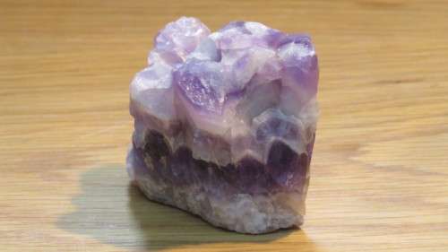 Light Purple Ladder-Like Flourite With Quartz, Calcite, Mixed Mineral Raw Crystal 5 x 6 x 4,5 cm