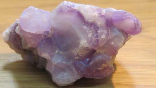 Light Purple Ladder-Like Flourite With Quartz, Calcite, Mixed Mineral Raw Crystal 5 x 6 x 4,5 cm