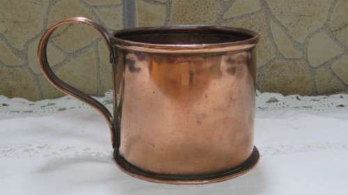 Fantastic Vintage Large Copper Mug / Pitcher 11 x 10 cm