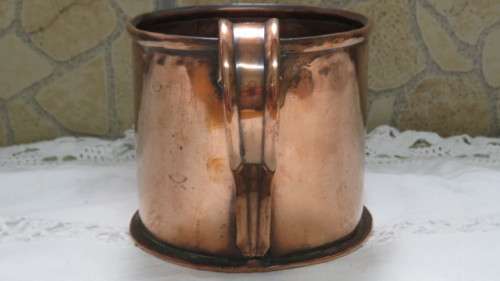 Fantastic Vintage Large Copper Mug / Pitcher 11 x 10 cm