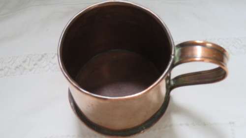 Fantastic Vintage Large Copper Mug / Pitcher 11 x 10 cm