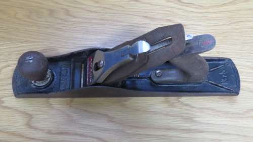 Wonderful Vintage Anant No. A5 Cast Iron/ Stainless Steel Hand Jack Plane Made in India L: 35 cm