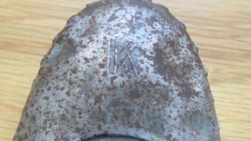 Superb Vintage Metal 1/2 Pint Kayes of Leeds `Pie Crust` Long Nosed Oil Can Cir. 1920s L: 28,5 cm