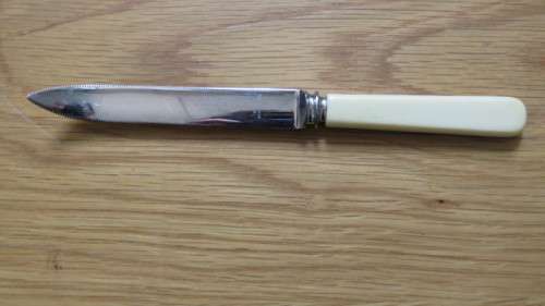 Vintage Echo George Hives and Son Sheffield Set of Six Grapefruit Spoons and Knife in Box