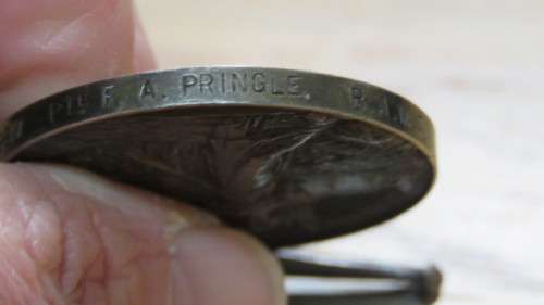 Anglo-Boer War 1899-1902 Queen`s South Africa Medal Issued to 15817  Pte. F.A. Pringle R.A.M.C.