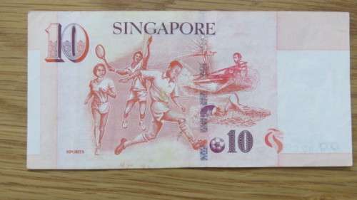 Three Singapore President Ericik Yusof Bin Ishak Two Dollars, Five Dollars, Ten Dollars Bank Notes