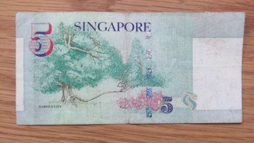 Three Singapore President Ericik Yusof Bin Ishak Two Dollars, Five Dollars, Ten Dollars Bank Notes