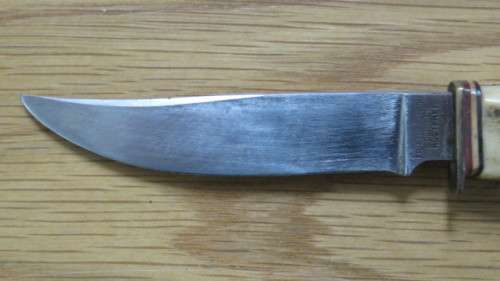 Fantastic Vintage FR. Plucker Jr. Solingen Rostfrei Hunting Knife Stag Handle L: 17,5 cm