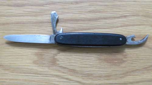 Superb Vintage Solingen Voortrekkers `Hou Koers` Folding Knife Made in Germany L: 9 cm