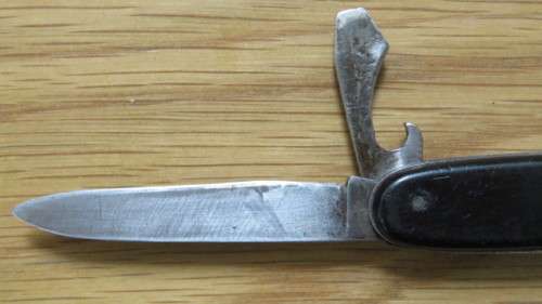 Superb Vintage Solingen Voortrekkers `Hou Koers` Folding Knife Made in Germany L: 9 cm