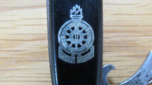 Superb Vintage Solingen Voortrekkers `Hou Koers` Folding Knife Made in Germany L: 9 cm