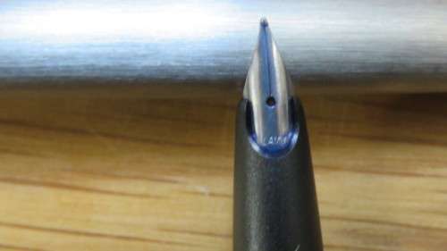Lovely Vintage Lamy 25 PW Fountain Pen and Lamy 225W Ballpoint Pen in Leather Holder SOLD AS IS