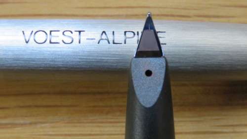Lovely Vintage Lamy 25 PW Fountain Pen and Lamy 225W Ballpoint Pen in Leather Holder SOLD AS IS