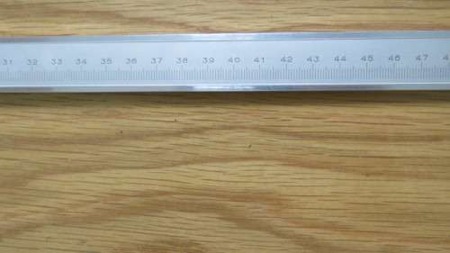 Awesome Vintage Xiliang Trade Mark 0-500 Vernier Caliper in Original Wooden Box L: 64 cm