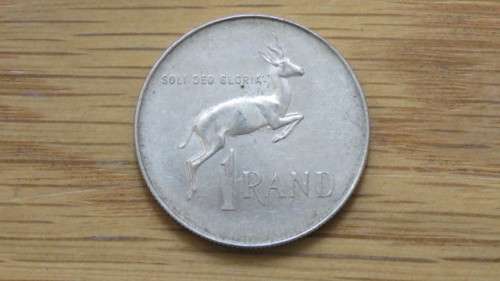 Republic of South Africa Silver 1966 One Rand Coin 15.1 g