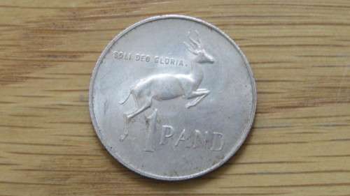 Republic of South Africa Silver 1967 One Rand Coin 15 g