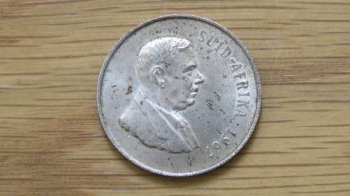 Republic of South Africa Silver 1967 One Rand Coin 15 g