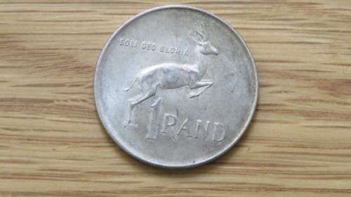 Republic of South Africa Silver 1966 One Rand Coin 15 g
