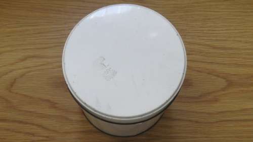 Wonderful Vintage Mazawattee 1lb Tea Tin H: 13 cm D: 12 cm