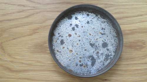 Wonderful Vintage Mazawattee 1lb Tea Tin H: 13 cm D: 12 cm