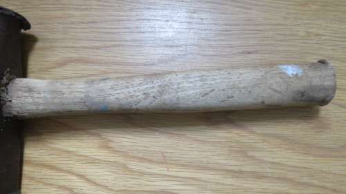 Collection of Three Vintage Hammers With Wooden Handles SOLD AS IS Details in Description.