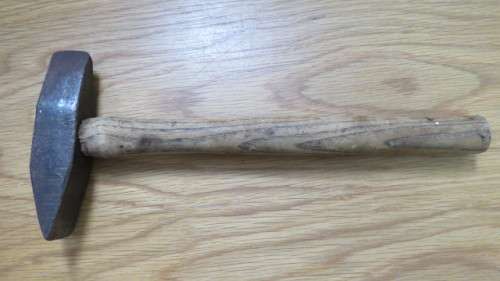 Collection of Three Vintage Hammers With Wooden Handles SOLD AS IS Details in Description.