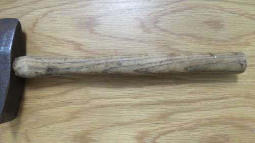Collection of Three Vintage Hammers With Wooden Handles SOLD AS IS Details in Description.