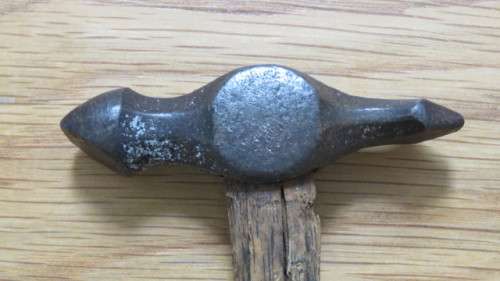 Collection of Three Vintage Hammers With Wooden Handles SOLD AS IS Details in Description.