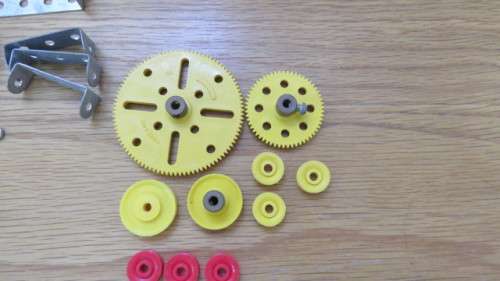 Two Vintage Meccano Sets (M1, A) With Instructions in Original Metal Cases Details in Description