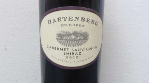 Sealed 70ml Bottle of Hartenberg 2005 Cabernet Sauvignon Shiraz