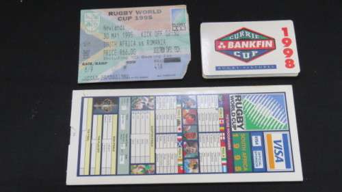 1995 South Africa World Cup Memorablia and Other Memorablia