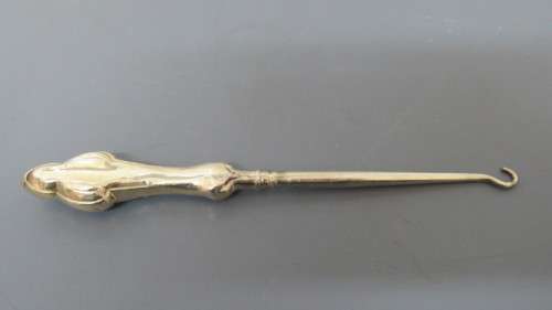 Two Antique Hallmarked Silver Corset Pull Hooks Details in Description 88 g
