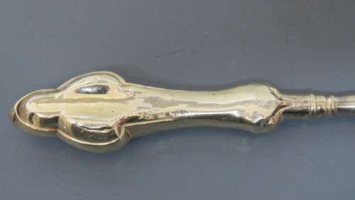 Two Antique Hallmarked Silver Corset Pull Hooks Details in Description 88 g