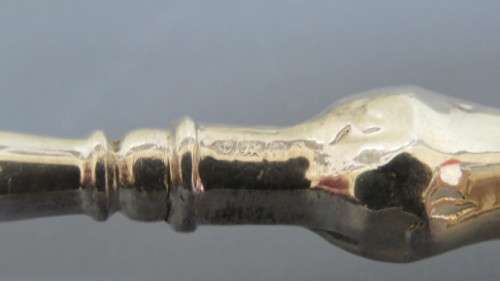 Two Antique Hallmarked Silver Corset Pull Hooks Details in Description 88 g
