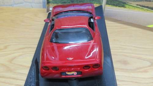 Fantastic Boxed Vintage Hot  Wheels Custom Candy-Red Paint C5 Corvette Scale 1:18