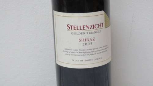 Sealed 750ml Bottle of Stellenzicht Golden Triangle 2005 Shiraz