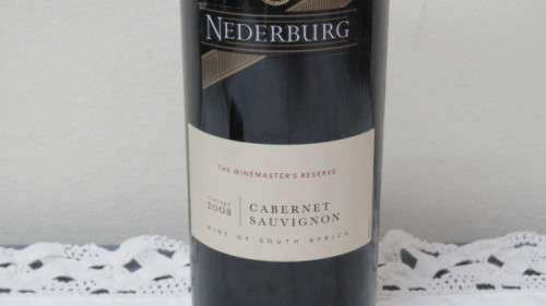 Sealed 750ml Bottle of Nederburg 2008 Cabernet Sauvignon