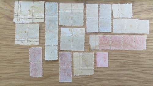30 Mint Travancore (India) Stamps `Conch Shell` Series Details in Description SOLD AS IS
